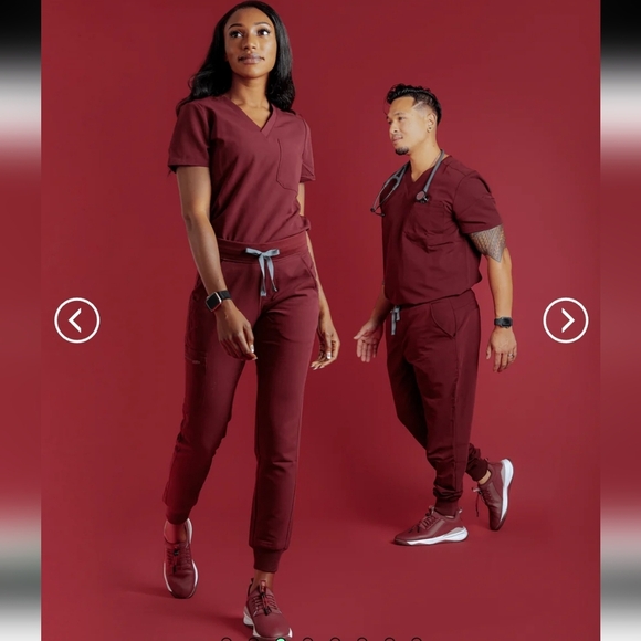 Clove Women’s Maroon Sneakers Comfort Nursing Healthcare Shoes NWOT - Picture 2 of 5